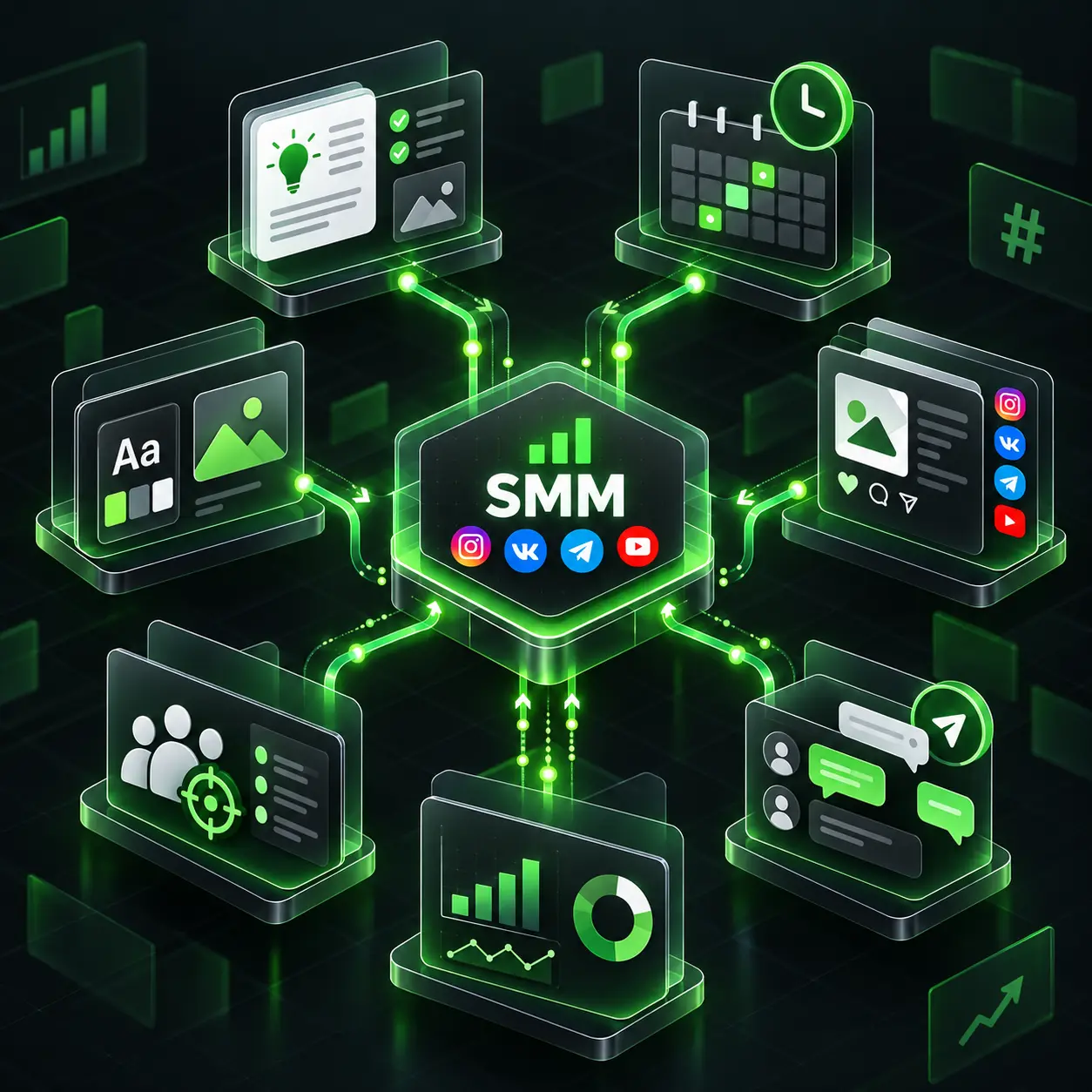 Архитектура SMM-продвижения: стратегия, контент, оформление, сообщество и аналитика